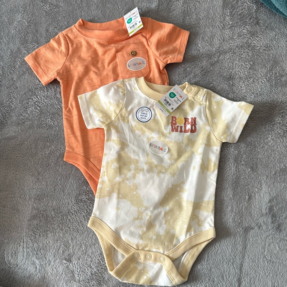 Garanimals short sleeve onesies